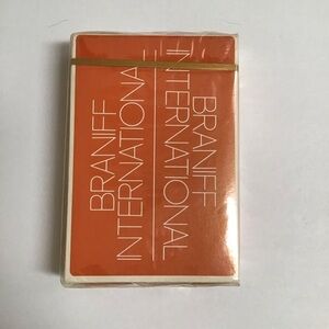 Braniff International Airlines BRIDGE Deck Playing Cards NEW SEALED Vintage
